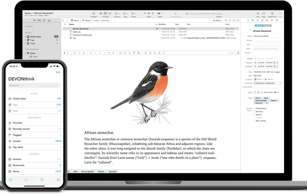 DEVONthink screenshot 1