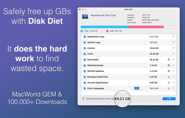 Disk Diet screenshot 1