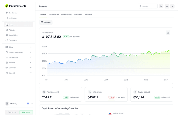Dodo Payments screenshot 1