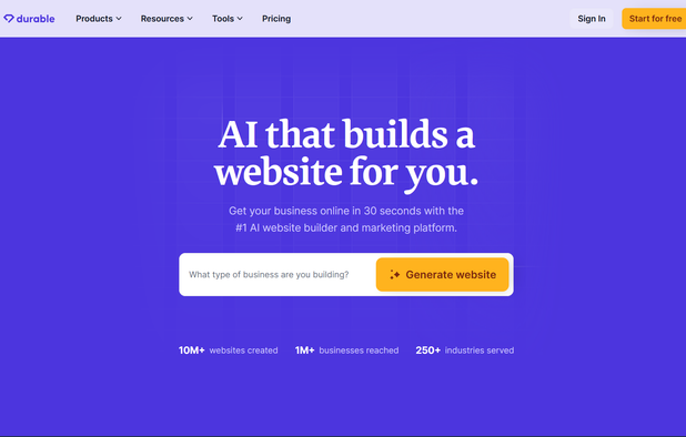 Durable screenshot 1