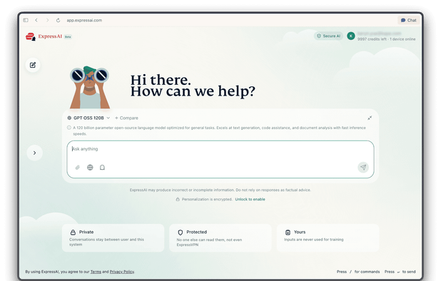 ExpressAI screenshot 1