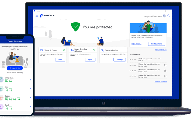 F-Secure Anti-Virus screenshot 1