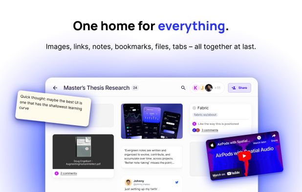 Fabric Internet OS screenshot 1