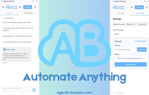 Agentic Browser: Lets AI control your browser using GPT-4o, Claude ...