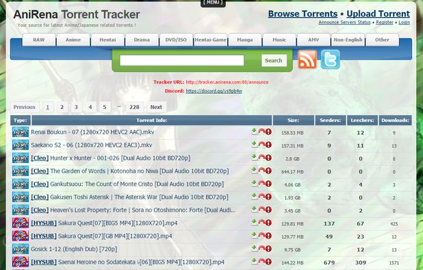 AniRena.com: AniRena is a Torrent Tracker that offers a place for Asian ...