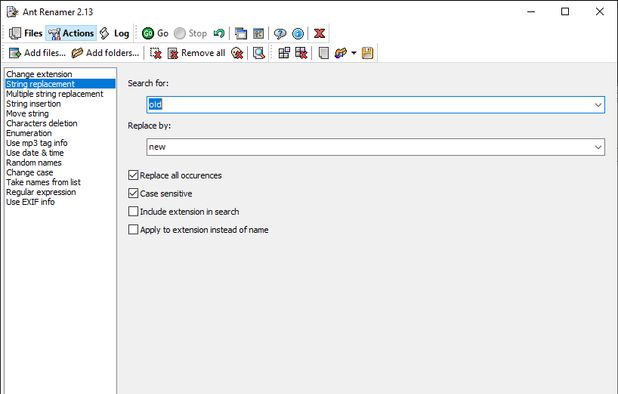 Tool Aren Rename Ant Renamer: Batch-rename files and folders with Unicode and EXIF ...