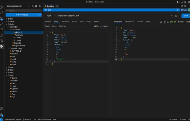 Bruno: Open source API client with local storage and git support ...