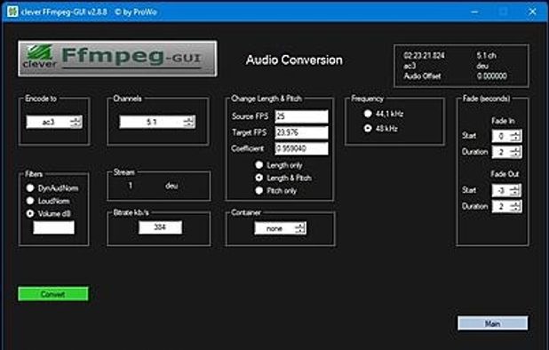 clever FFmpeg-GUI: Clever FFmpeg GUI is a small, but smart GUI for ...