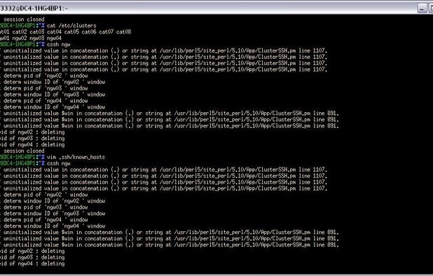 ClusterSSH: Controls a number of xterm windows via | AlternativeTo