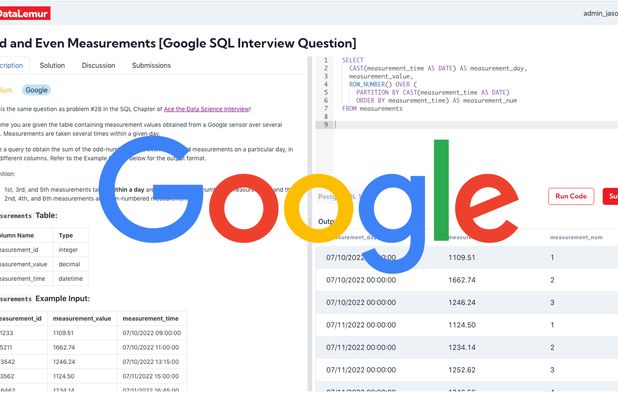 Sql Noir DataLemur: SQL & Data Science Interview Platform to Practice REAL ...