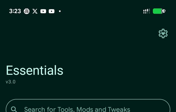 Essentials screenshot 1