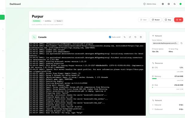 FeatherPanel: Lightweight panel for rapid game server deployment ...