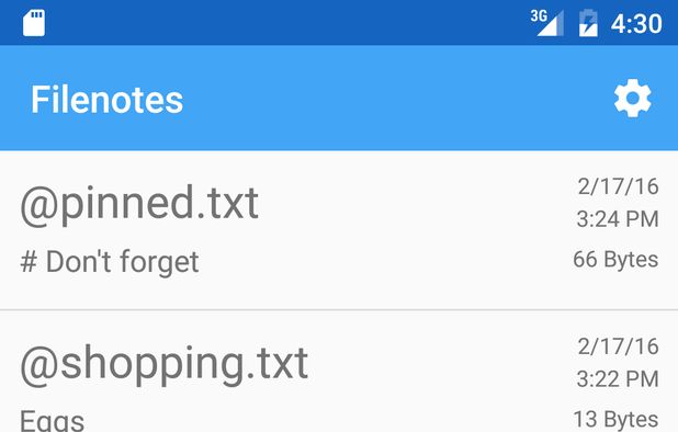 Filenotes: Simple note taking app which stores notes as plain text ...