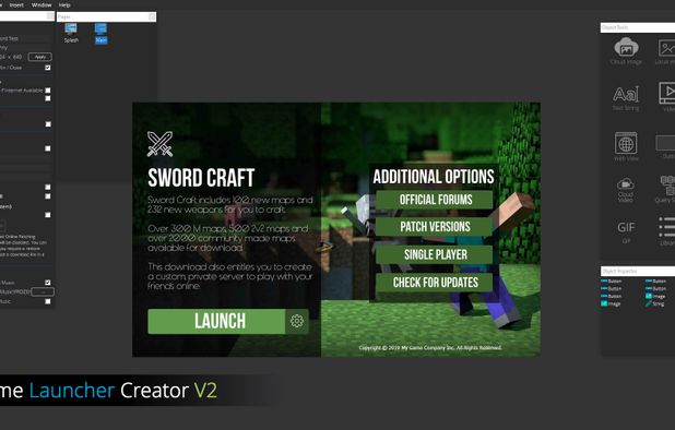 Coding Launcher Game Launcher Creator: Feature-packed game launcher designer with ...