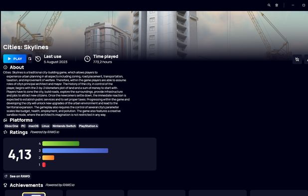 Gavilya: Simple game launcher written in C# .NET 6 | AlternativeTo