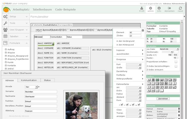 Limbas: Web-based framework and frontend for | AlternativeTo
