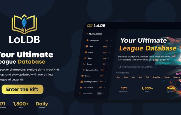 LoLDB: The complete League of Legends database with champions, skins ...