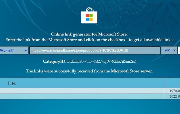 Microsoft Store - Generation Project: Online link generator for ...