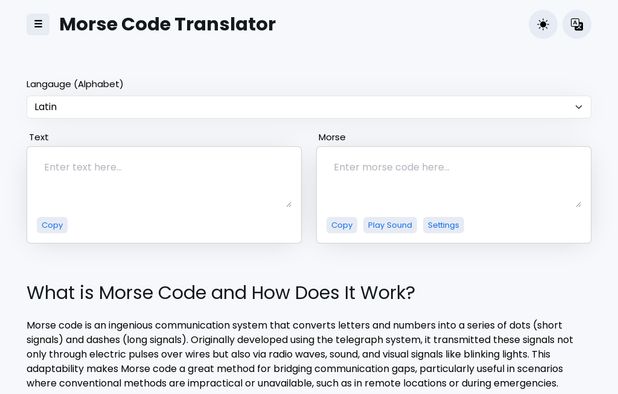 Morse Code Translator (Morse Decoder) Alternatives - Explore Similar ...
