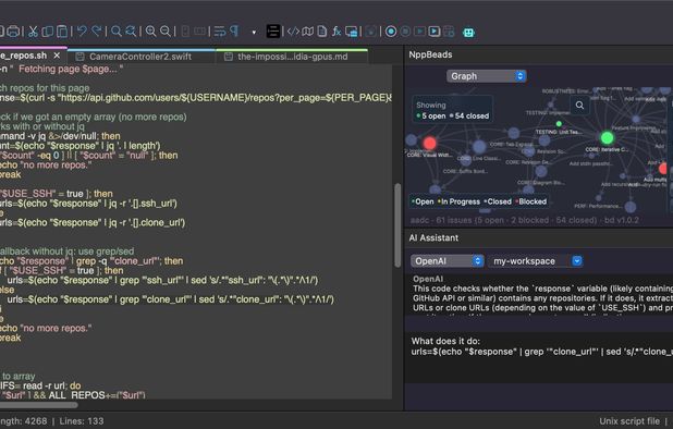 Nextpad++: Native Mac code editor with full Windows feature parity ...