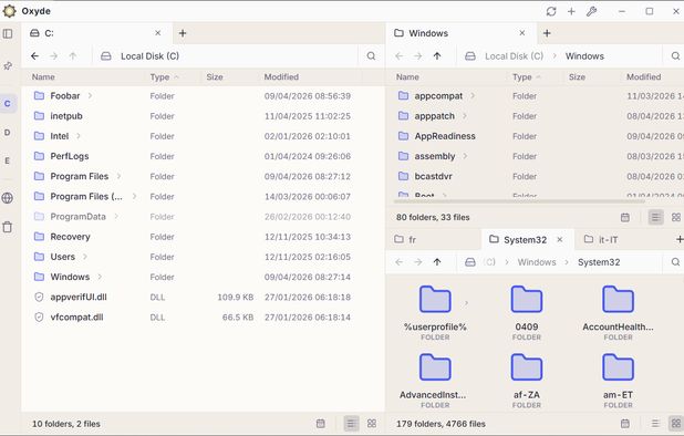 Oxyde: Modern, high-performance file manager designed for efficiency ...