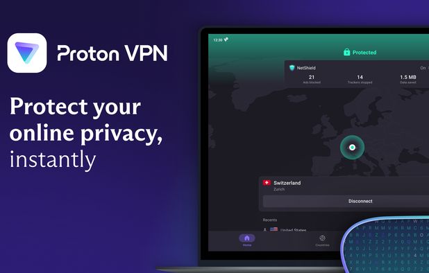 Proton VPN screenshot 1