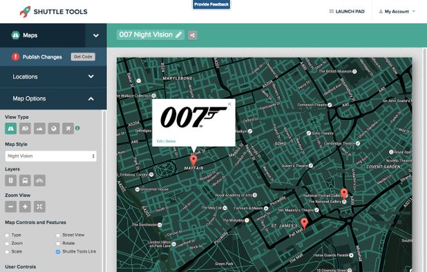Shuttle Tools Map Manager: Shuttle Tools Maps are easily customizable ...