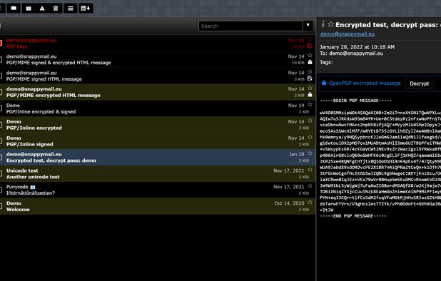 Snappy Fast SnappyMail: Simple, modern, lightweight & fast web-based email client ...