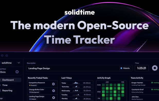 solidtime: Modern open-source time tracker. | AlternativeTo