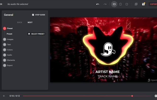 Specterr: Make HD visualizations of music with visualizer, background ...