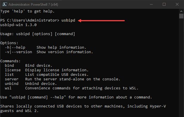 usbipd-win USB/IP Server: Windows software for sharing locally ...