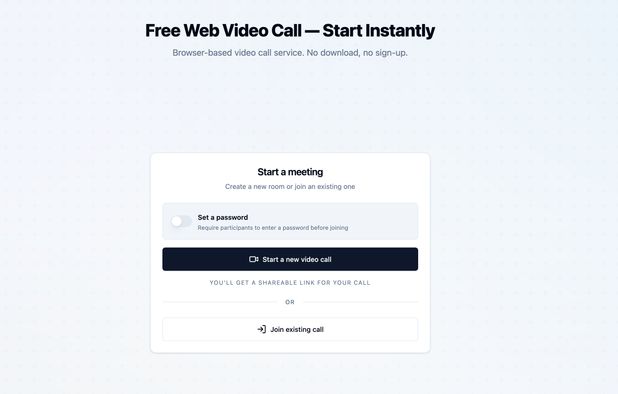 Videolink2me: Free 1-on-1 and group video call service in your browser ...