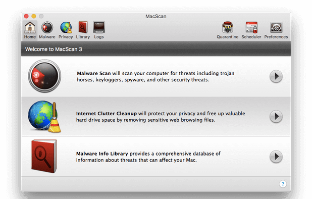 MacScan screenshot 1