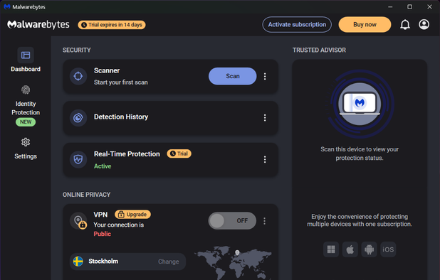 Malwarebytes Anti-Malware screenshot 1