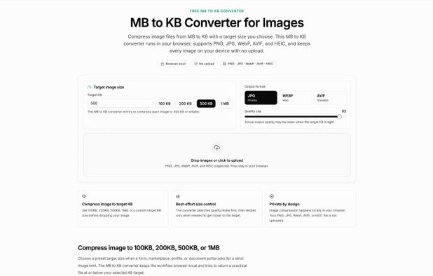 mb to kb