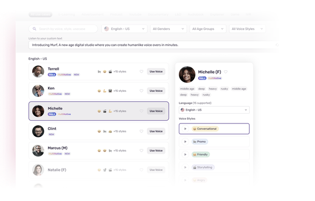 Murf AI screenshot 1