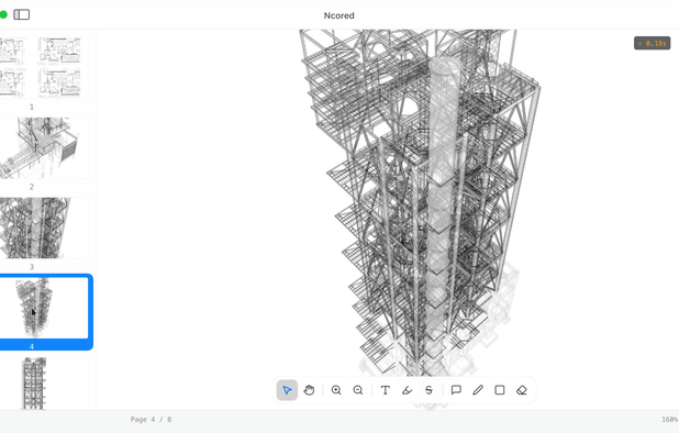 Fast pdf editor for AEC (architects and engineers). View and edit heavy CAD PDF files.