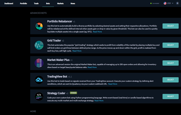 Quadency screenshot 1