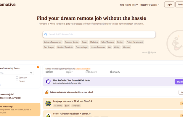 Remotive screenshot 1