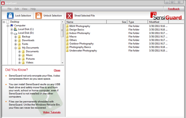 SensiGuard screenshot 1
