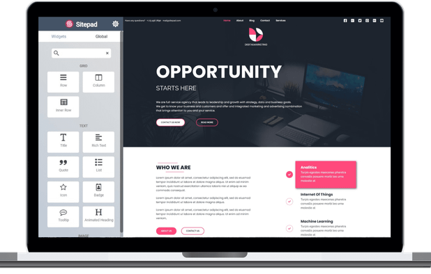 Sitepad screenshot 1