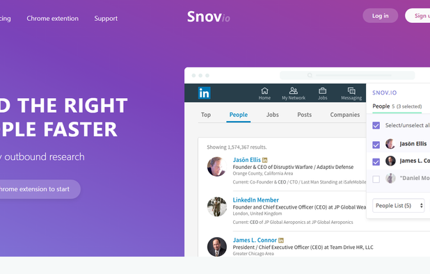 Snov.io screenshot 1