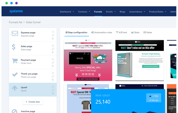 Systeme.io screenshot 1