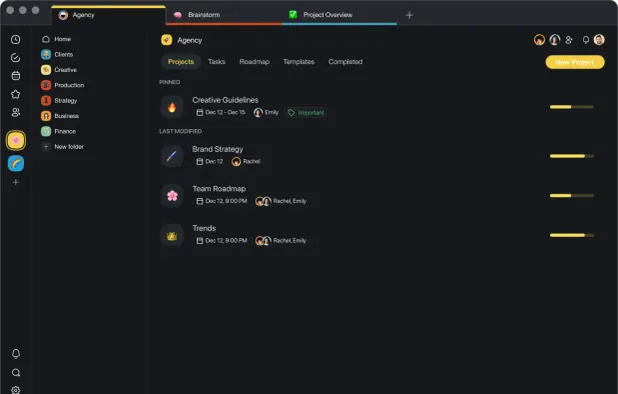 Taskade screenshot 1