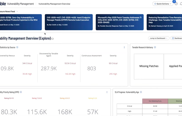 Tenable screenshot 1