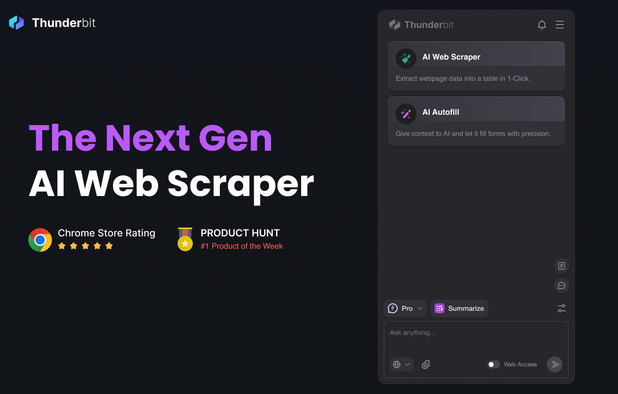 Thunderbit screenshot 1