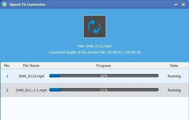 Tipard TS Converter screenshot 1