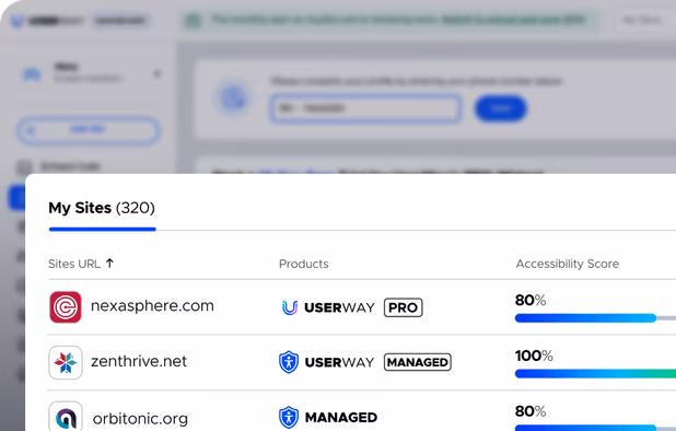 Userway screenshot 1