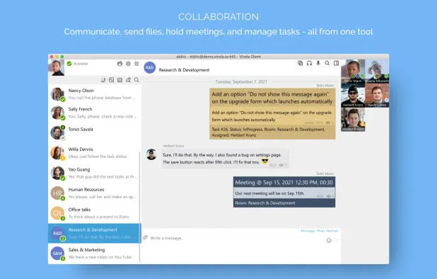 Virola Messenger screenshot 1