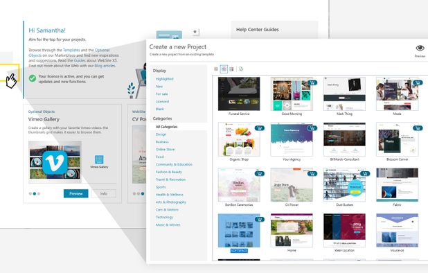 Website X5 screenshot 1